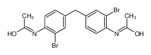 184170-01-2 N-[4-[(4-acetamido-3-bromophenyl)methyl]-2-bromophenyl]acetamide