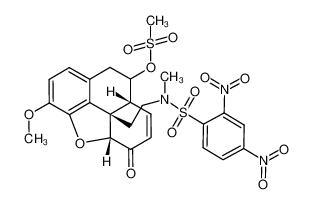 1257051-30-1 spectrum, N-[2-[(3aR,9RS,9bS)-3a,8,9,9a-tetrahydro-9-(methanesulfonyloxy)-5-methoxy-3-oxo-9b-phenanthro[4,5-bcd]furanyl]ethyl]-N-methyl-2,4-dinitrobenzenesulfonamide