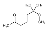 2153-77-7 spectrum, 6-methoxy-6-methylheptan-2-one