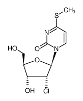 10212-17-6 1-(2-chloro-β-D-2-deoxy-ribofuranosyl)-4-methylsulfanyl-1H-pyrimidin-2-one