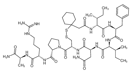 114455-29-7 structure, C50H79N13O10S2