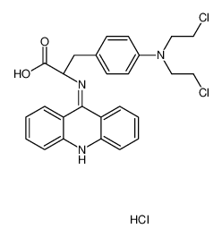 (2S)-2-(acridin-9-ylamino)-3-[4-[bis(2-chloroethyl)amino]phenyl]propanoic acid,hydrochloride 53161-31-2