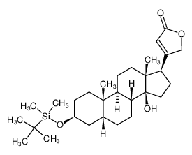 182573-64-4 spectrum, 4-[(3S,5R,8R,9S,10S,13R,14S,17R)-3-(tert-Butyl-dimethyl-silanyloxy)-14-hydroxy-10,13-dimethyl-hexadecahydro-cyclopenta[a]phenanthren-17-yl]-5H-furan-2-one