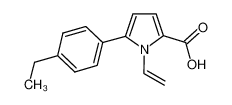 1-ethenyl-5-(4-ethylphenyl)pyrrole-2-carboxylic acid 131172-67-3