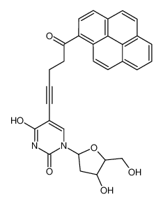 1-[(2R,4S,5R)-4-hydroxy-5-(hydroxymethyl)oxolan-2-yl]-5-(5-oxo-5-pyren-1-ylpent-1-ynyl)pyrimidine-2,4-dione 796875-91-7