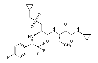 1310340-58-9 structure, C23H29F4N3O5S