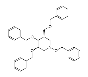 1353742-29-6 (3R,4R,5R)-1,3,4-tris(benzyloxy)-5-((benzyloxy)methyl)piperidine