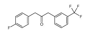 1-(4-fluorophenyl)-3-[3-(trifluoromethyl)phenyl]propan-2-one 62291-13-8