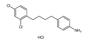 4-[4-(2,4-dichlorophenyl)butyl]aniline,hydrochloride 17065-92-8