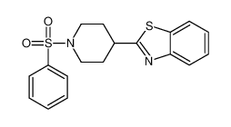 2-[1-(Phenylsulfonyl)-4-piperidinyl]-1,3-benzothiazole 605628-10-2