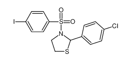 (9CI)-2-(4-氯苯基)-3-[(4-碘苯基)磺酰基]-噻唑烷