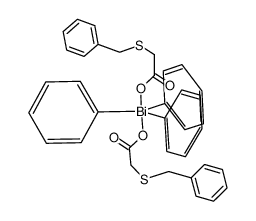 58992-37-3 structure, C36H33BiO4S2