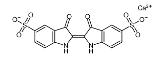 100849-22-7 structure, C16H8CaN2O8S2