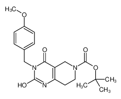 tert-butyl 3-[(4-methoxyphenyl)methyl]-2,4-dioxo-1,5,7,8-tetrahydropyrido[4,3-d]pyrimidine-6-carboxylate