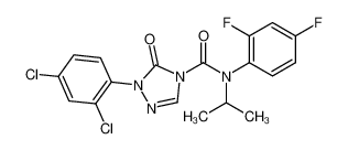 1-(2,4-二氯苯基)-N-(2,4-二氟苯基)-1,5-二氢-N-异丙基-5-氧代-4H-1,2,4-三氮唑-4-甲酰胺