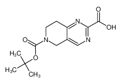 6-[(2-methylpropan-2-yl)oxycarbonyl]-7,8-dihydro-5H-pyrido[4,3-d]pyrimidine-2-carboxylic acid 1092352-58-3