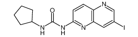 1422126-21-3 1-cyclopentyl-3-(7-iodo-1,5-naphthyridin-2-yl)urea