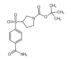 3-(4-羰基苯磺酰基)-吡咯烷-1-羧酸叔丁酯