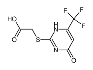 2-[[4-oxo-6-(trifluoromethyl)-1H-pyrimidin-2-yl]sulfanyl]acetic acid 836-12-4