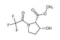 (2S,3R)-methyl 3-hydroxy-1-(2,2,2-trifluoroacetyl)pyrrolidine-2-carboxylate 496841-09-9