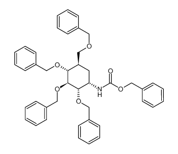 1316231-06-7 benzyl ((1S,2S,3S,4R,5R)-2,3,4-tris(benzyloxy)-5-((benzyloxy)methyl)cyclohexyl)carbamate