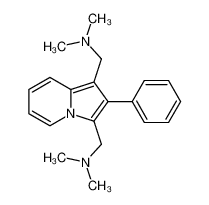 1,3-bis-dimethylaminomethyl-2-phenyl-indolizine 22072-13-5