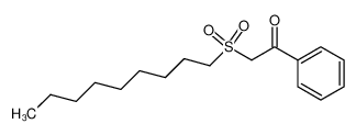 85057-92-7 spectrum, 2-Nonylsulfonyl-1-phenyl-1-ethanon