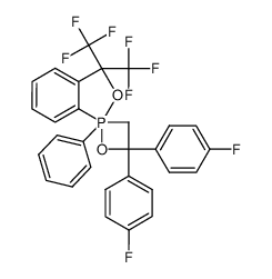 140658-15-7 spectrum, 4',4'-bis(4-fluorophenyl)-1-phenyl-3,3-bis(trifluoromethyl)-1,3-dihydro-1l5-spiro[benzo[c][1,2]oxaphosphole-1,2'-[1,2]oxaphosphetane]