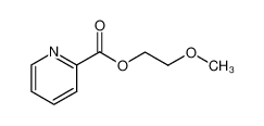 153621-46-6 pyridine-2-carboxylic acid 2-methoxyethyl ester