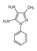 5-methyl-2-phenylpyrazole-3,4-diamine 52943-88-1