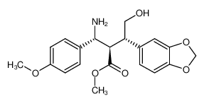 250583-08-5 spectrum, (2R,3S)-2-[(R)-Amino-(4-methoxy-phenyl)-methyl]-3-benzo[1,3]dioxol-5-yl-4-hydroxy-butyric acid methyl ester