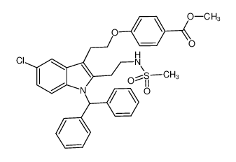 683813-30-1 structure, C34H33ClN2O5S