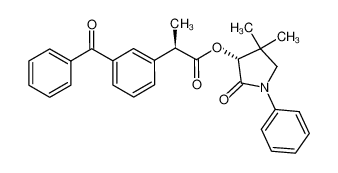 1019853-52-1 (3R)-1-phenyl-4,4-dimethyl-2-oxopyrrolidin-3-yl (αR)-2-(3-benzoylphenyl)propionate