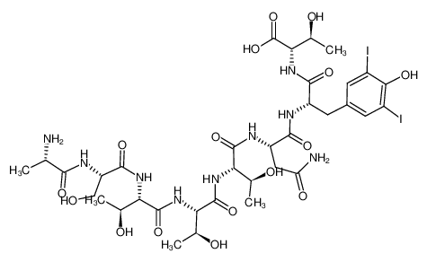 ALA-SER-THR-THR-THR-ASN-3,5-DIIODO-TYR-THR 128551-40-6