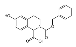 6-hydroxy-2-phenylmethoxycarbonyl-3,4-dihydro-1H-isoquinoline-1-carboxylic acid 1219360-65-2