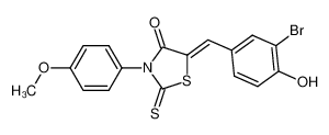 330203-01-5 structure, C17H12BrNO3S2