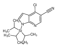 920966-01-4 4-氯-1-[三(1-甲基乙基)硅酯]-1H-吡咯并[2,3-B]吡啶-5-甲腈