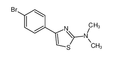 4-(4-bromophenyl)-N,N-dimethyl-1,3-thiazol-2-amine