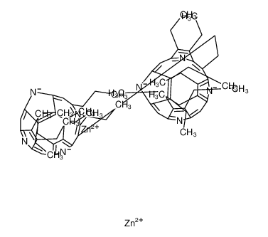 dizinc,2,3,7,8,12,13,17,18-octaethyl-5-[2-(2,3,7,8,12,13,17,18-octaethylporphyrin-21,22-diid-5-yl)ethyl]porphyrin-21,22-diide 92995-45-4