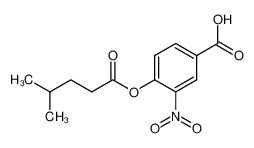 137363-37-2 4-carboxy-2-nitrophenyl 4-methylpentanoate