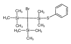78907-42-3 Brom[dimethyl(phenylthio)silyl]bis(trimethylsilyl)methan