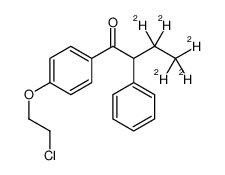 1-[4-(2-chloroethoxy)phenyl]-3,3,4,4,4-pentadeuterio-2-phenylbutan-1-one 157738-48-2