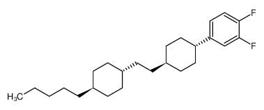 1,2-difluoro-4-[4-[2-(4-pentylcyclohexyl)ethyl]cyclohexyl]benzene 117923-21-4