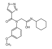 606115-63-3 structure, C18H22N4O3S