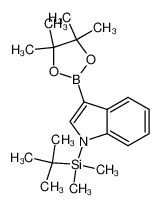 1-(叔丁基二甲基甲硅烷基)-3-(4,4,5,5-四甲基-1,3,2-二噁硼烷-2-基)-1H-吲哚