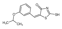 (5E)-5-(3-Isopropoxybenzylidene)-2-mercapto-1,3-thiazol-4(5H)-one 127378-77-2