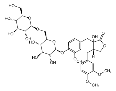 106647-13-6 structure, C33H44O17