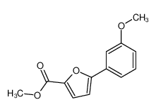 852146-01-1 spectrum, 5-(3-methoxyphenyl)furan-2-carboxylic acid methyl ester