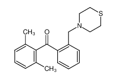 (2,6-dimethylphenyl)-[2-(thiomorpholin-4-ylmethyl)phenyl]methanone 898781-88-9