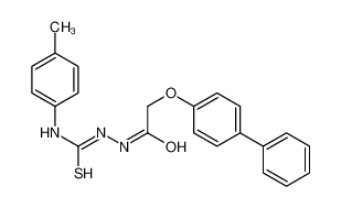 126006-78-8 structure, C22H21N3O2S